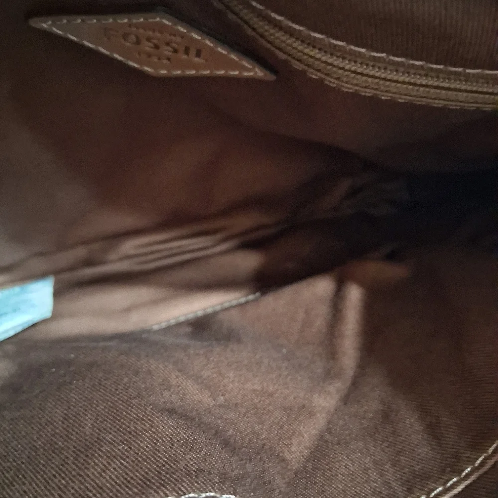 Fossil Brown Crossbody Bag